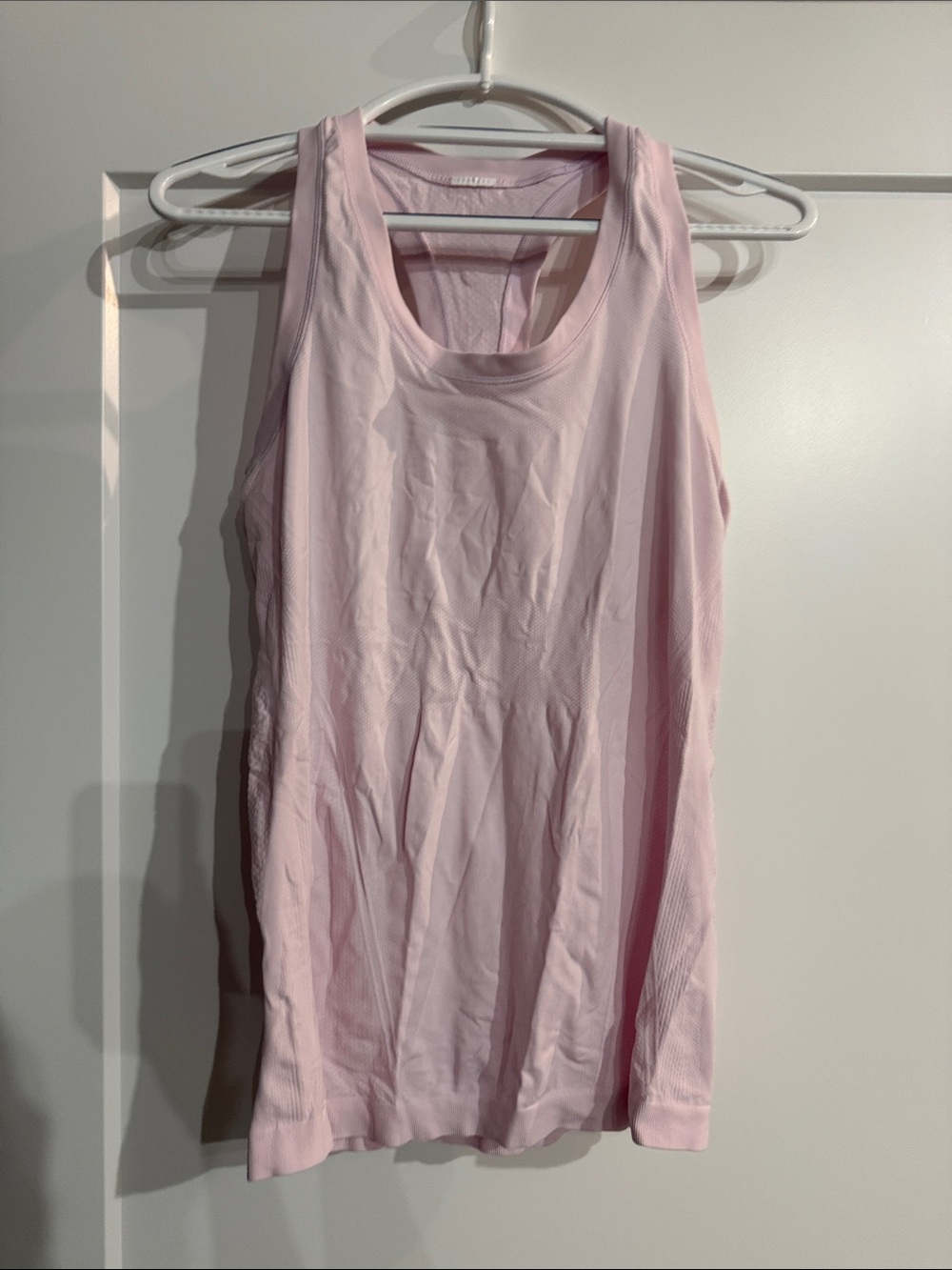 Athleta Pale Pink Racerback Tank Top